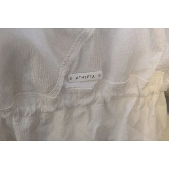 Athleta Avenue Lightweight Jacket White Full Zip Women's Size Medium H14042 - Picture 4 of 12